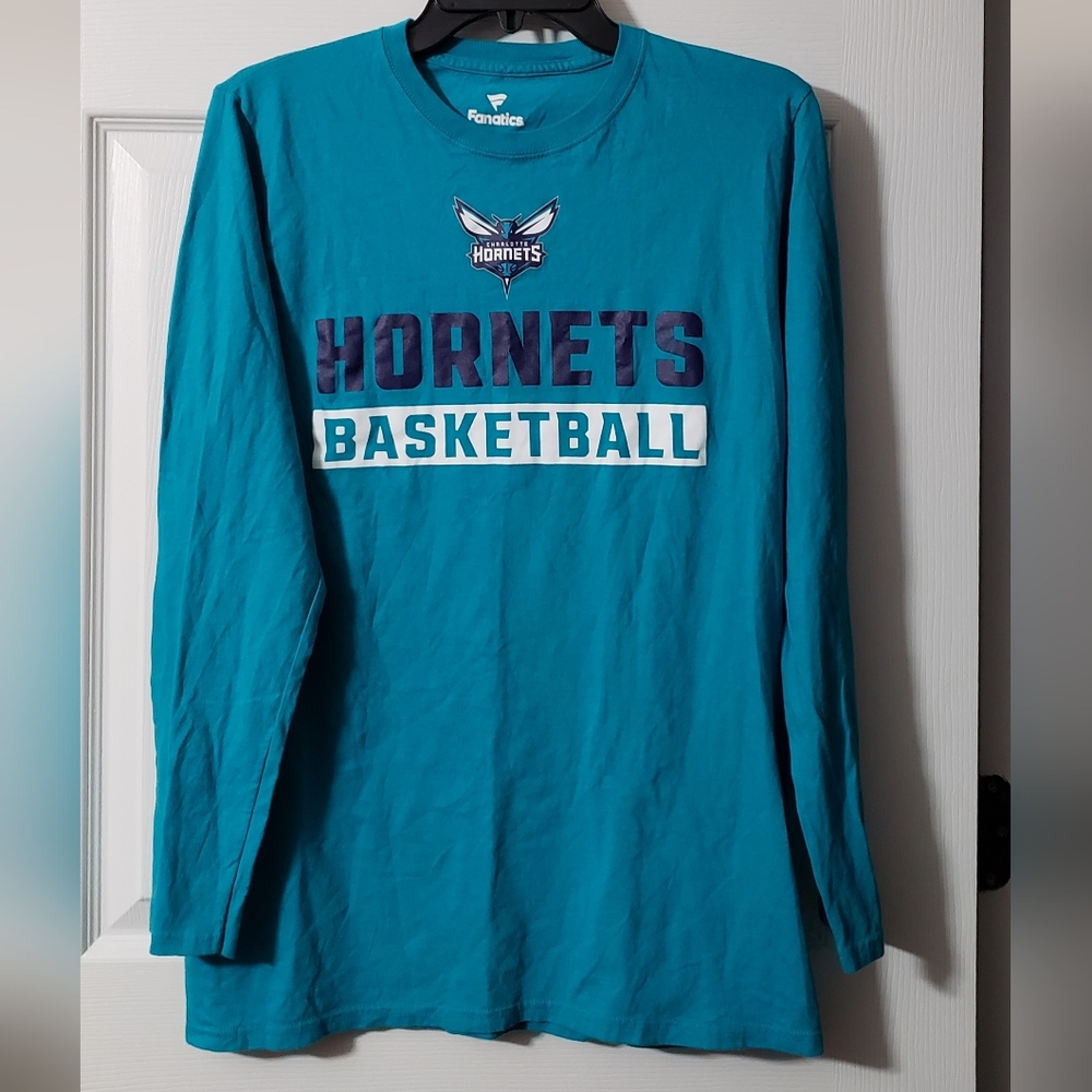Fanatics Officially Licensed Charlotte Hornets Basketball Long Sleeve T-Shirt